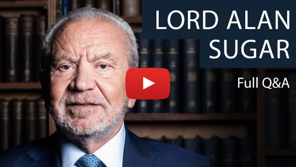 Alan Sugar official business speaker