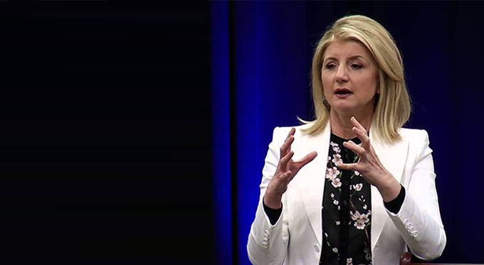 Arianna Huffington headline keynote speaker for hire
