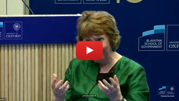 Catherine Ashton official geopolitics speaker