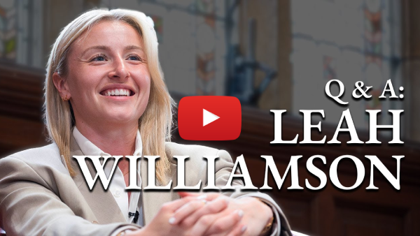 Leah Williamson Official YouTube Video