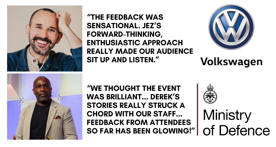 Official Testimonials for Jez Rose and Dr Derek Redmond